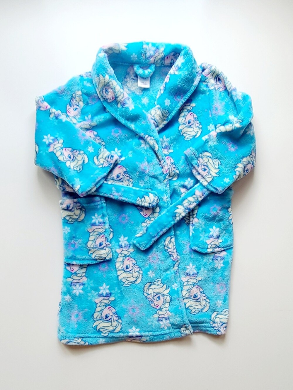 Disney Frozen Robe Girls Size 4T Fuzzy Warm Fall/Winter Bathrobe
